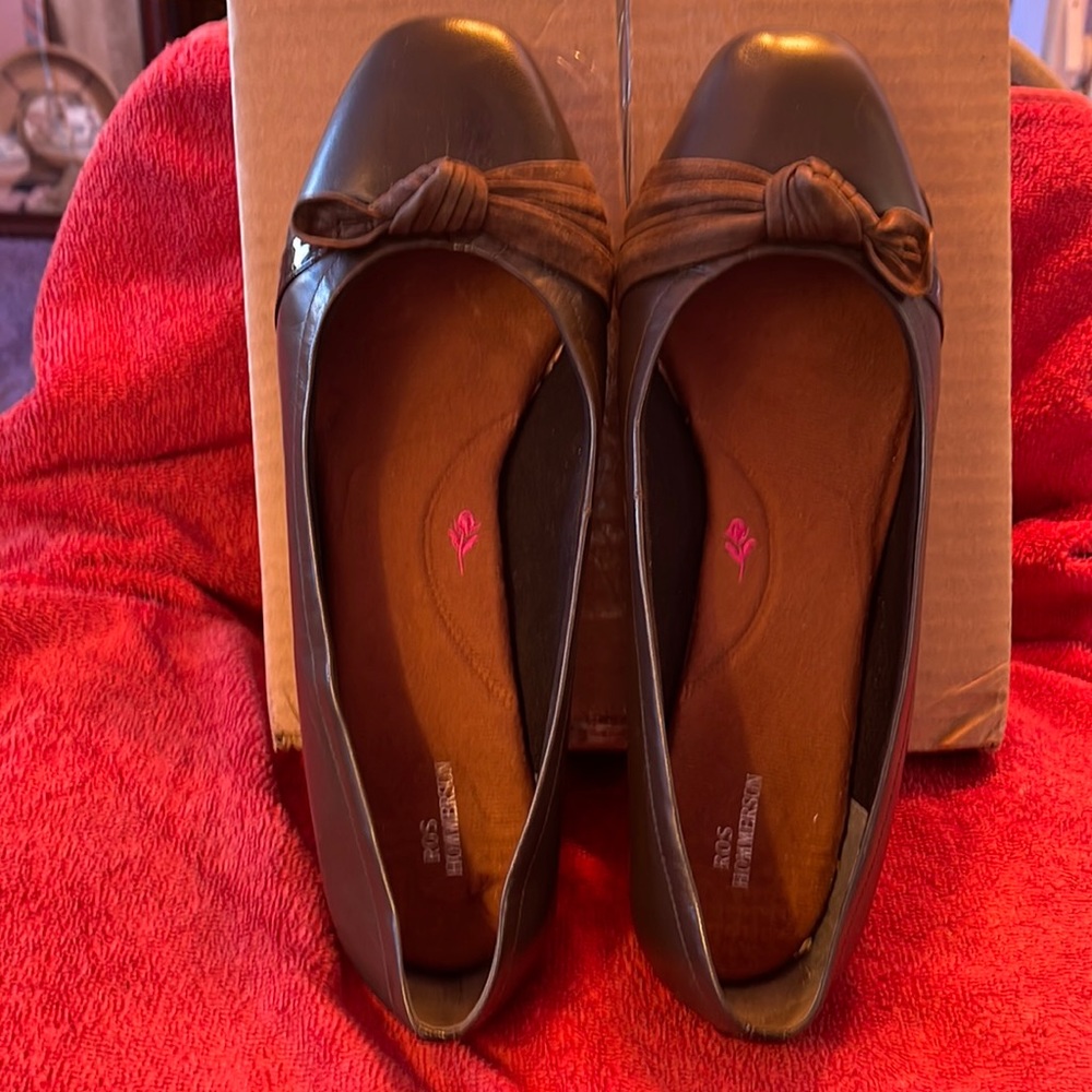 Ros Hommerson stylist brown flats, 13WW